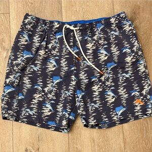 Tommy Bahama Swim/Board Short with Orange Mesh Lining XL